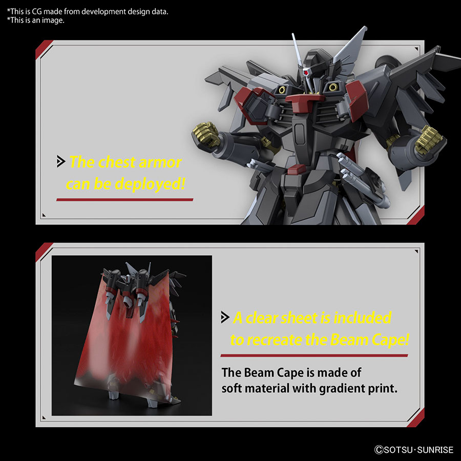 Gundam High Grade Universal Century 1/144 Kit #245 - Cosmic Era - Black Knight Squad Shi-ve.A