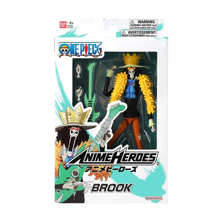 Anime Heroes One Piece 6.5-Inch Action Figure - Brook