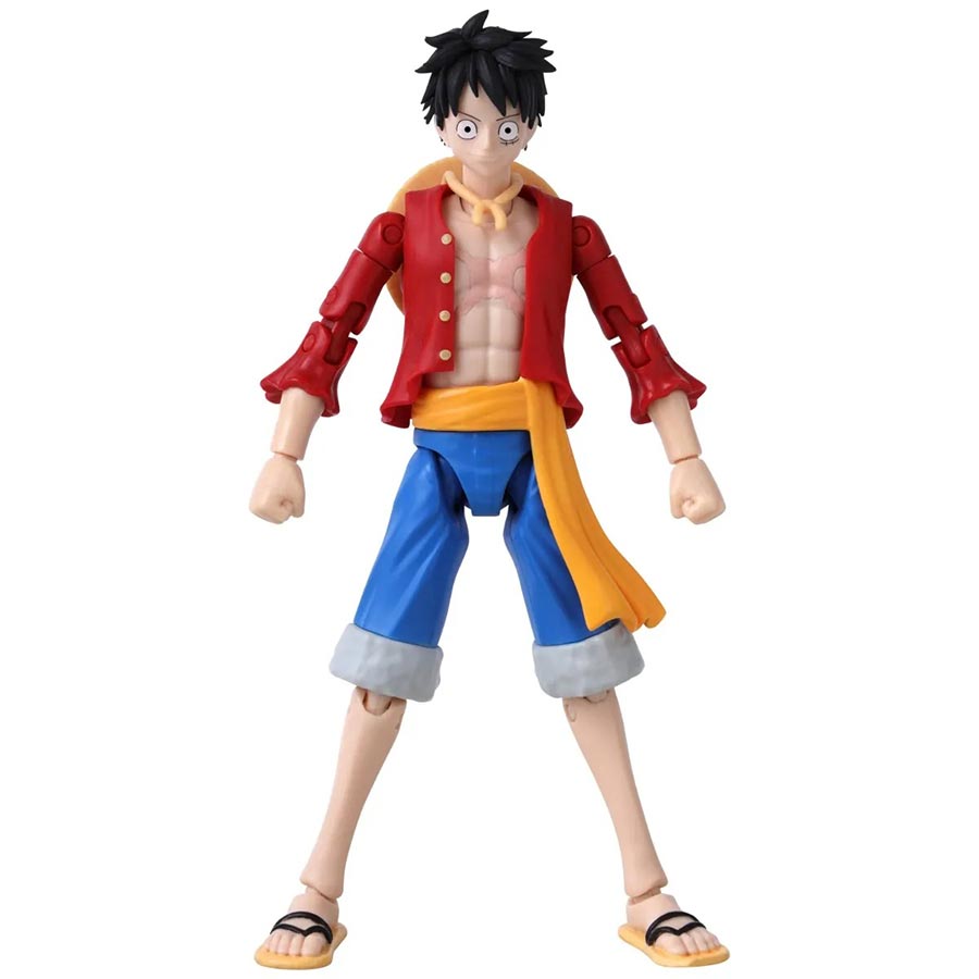 Anime Heroes One Piece 6.5-Inch Action Figure - Monkey D Luffy Renewal Version