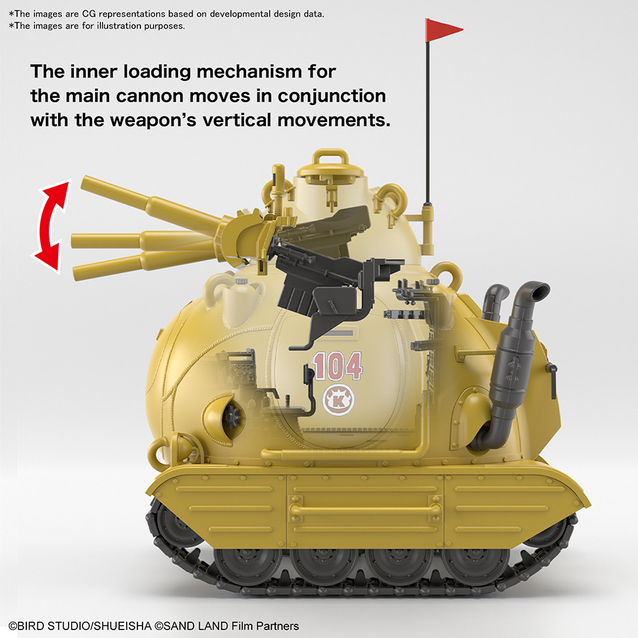 Sand Land 1/35 Kit - Sand Land Tank 104
