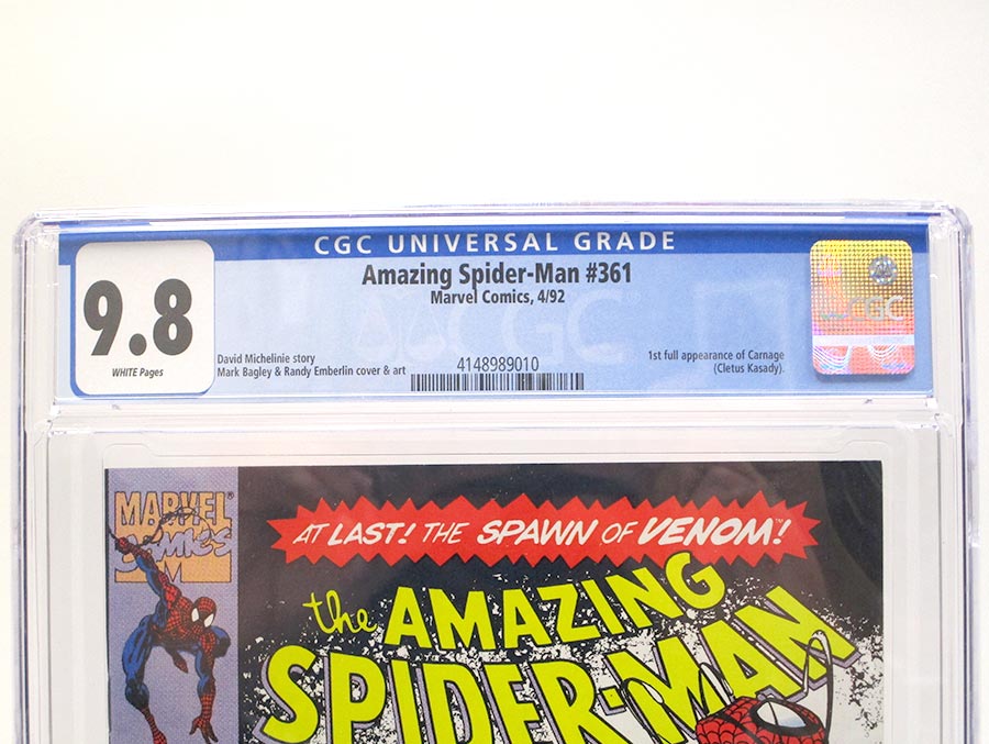 Amazing Spider-Man #361 Cover H Newsstand Edition CGC 9.8
