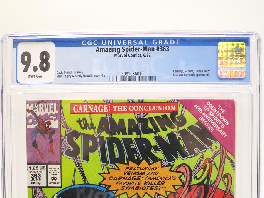 Amazing Spider-Man #363 Cover C CGC 9.8