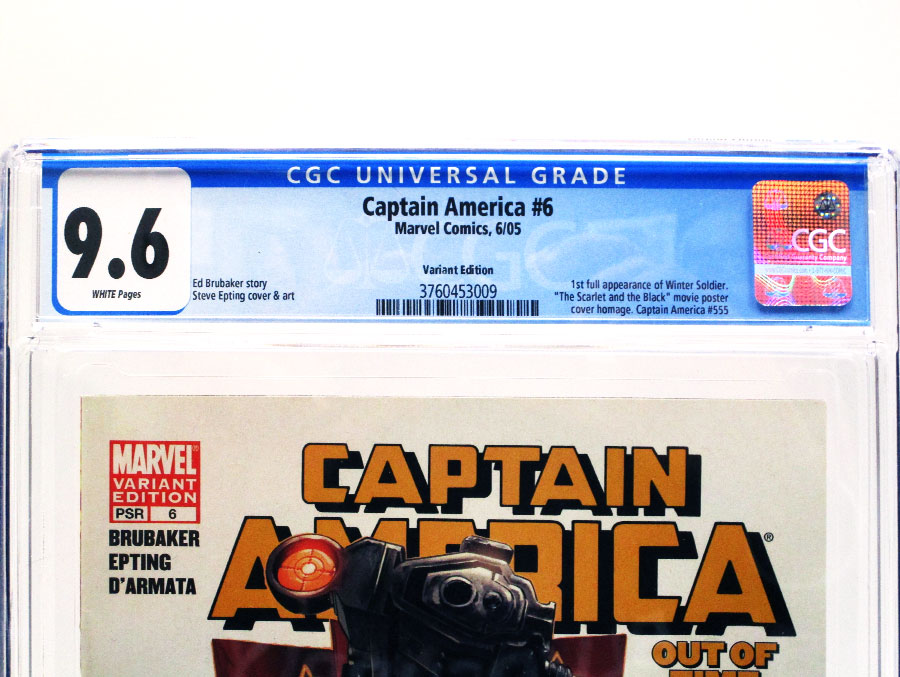 Captain America Vol 5 #6 Cover C Limited Edition Variant Cover CGC 9.6