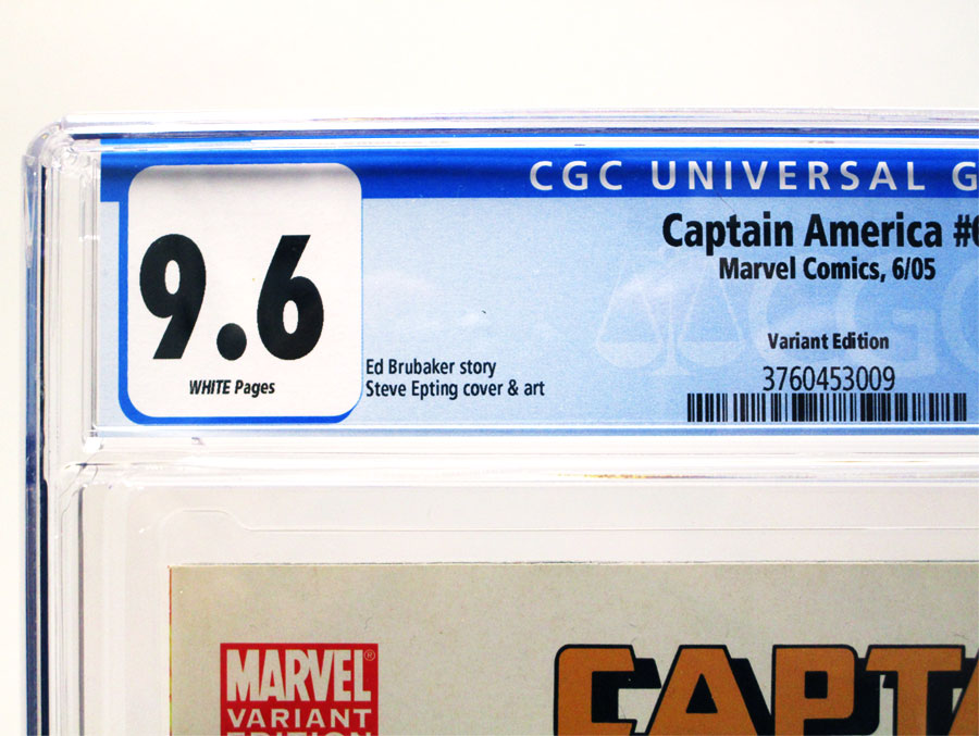 Captain America Vol 5 #6 Cover C Limited Edition Variant Cover CGC 9.6