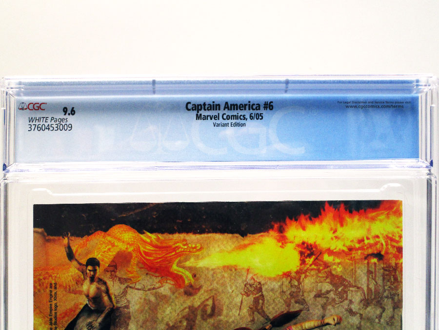 Captain America Vol 5 #6 Cover C Limited Edition Variant Cover CGC 9.6