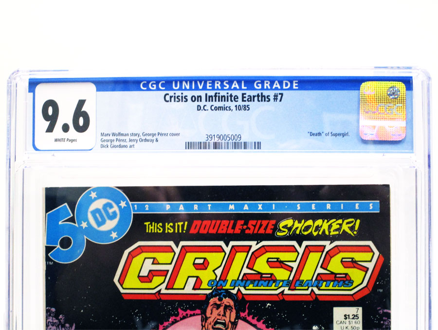 Crisis On Infinite Earths #7 Cover C CGC 9.6