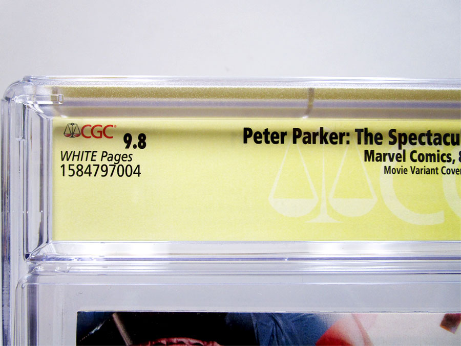 Peter Parker Spectacular Spider-Man #1 Cover U Incentive Movie Variant Cover CGC Signature Series 9.8 Signed by Tom Holland