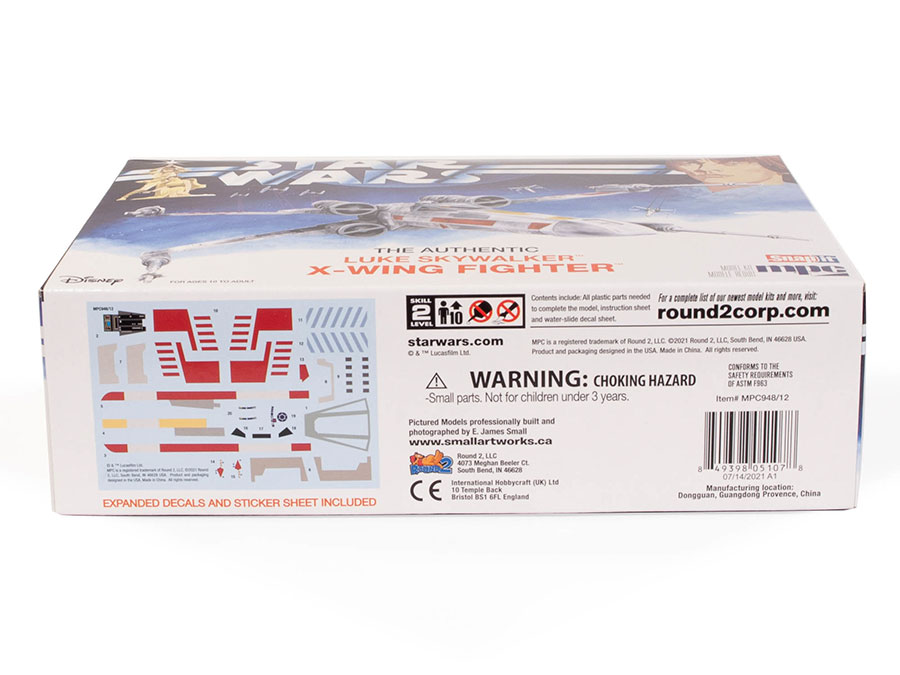 Star Wars A New Hope X-Wing Fighter 1/64 Scale Snap Model Kit