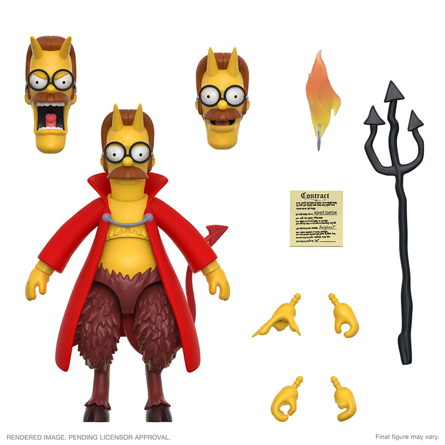 Simpsons Ultimates Figure - Devil Flanders