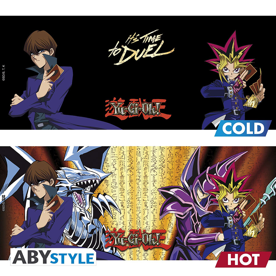 Yu-Gi-Oh Yugi vs Kaiba Heat Change 460ml Mug