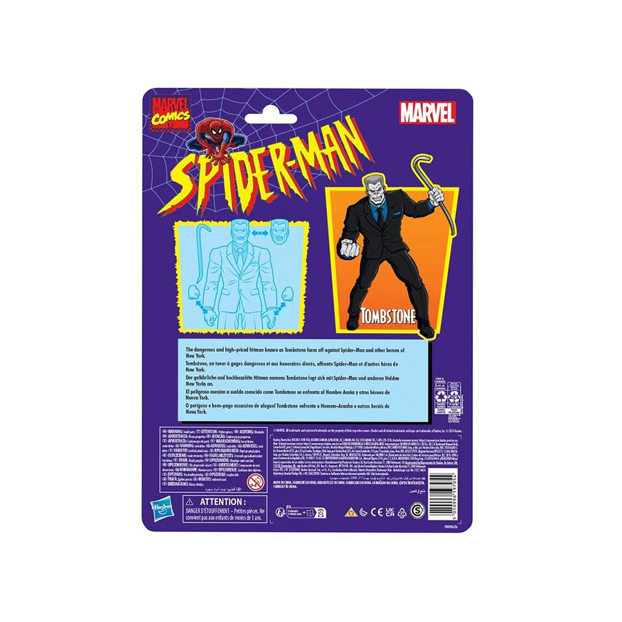 Spider-Man Classic Legends Series 6-Inch Action Figure - Tombstone Case