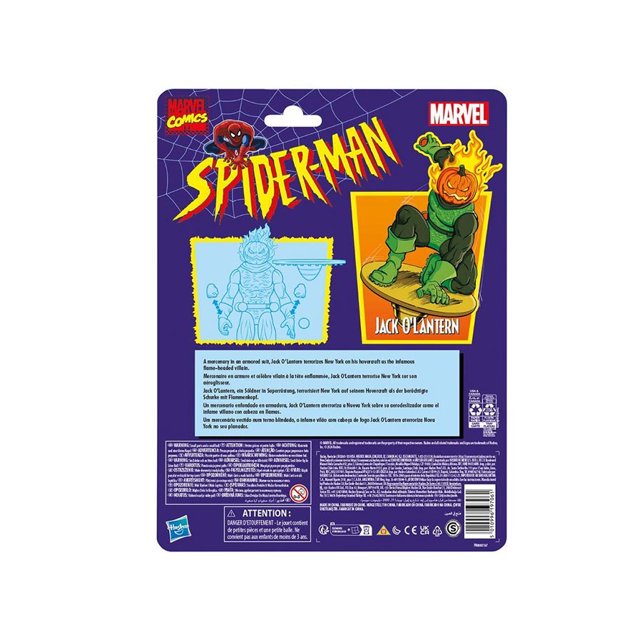 Spider-Man Classic Legends Series 6-Inch Action Figure - Jack O Lantern Case
