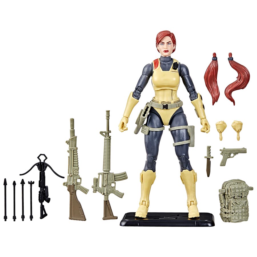 GI Joe Classified Series Retro Card Scarlett 6-Inch Action Figure