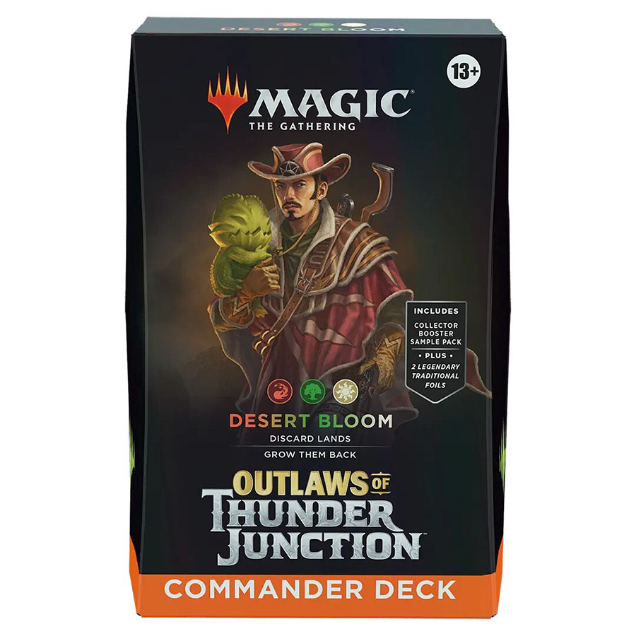 Magic The Gathering Outlaws Thunder Junction Commander Deck Display (4-Count)