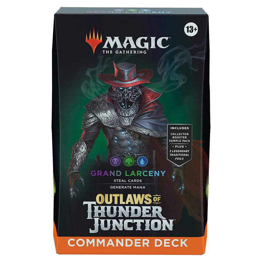 Magic The Gathering Outlaws Thunder Junction Commander Deck Display (4-Count)