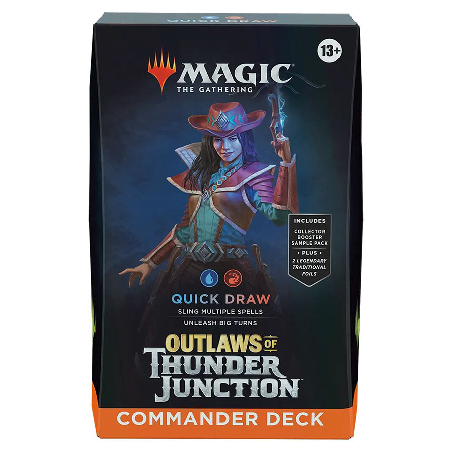 Magic The Gathering Outlaws Thunder Junction Commander Deck Display (4-Count)