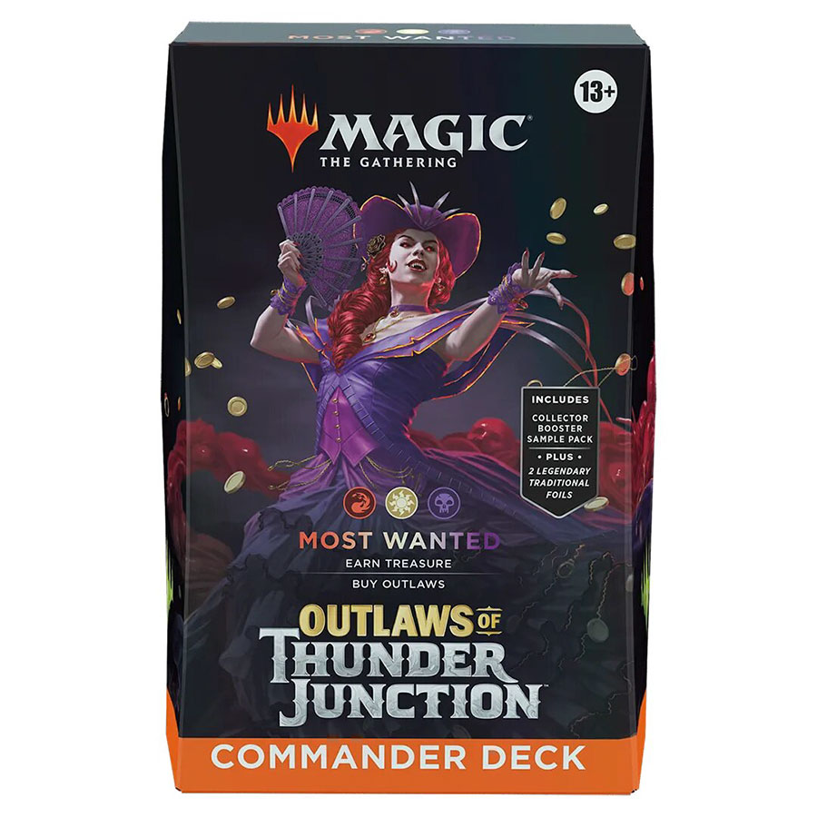 Magic The Gathering Outlaws Of Thunder Junction Commander Deck (Filled Randomly)