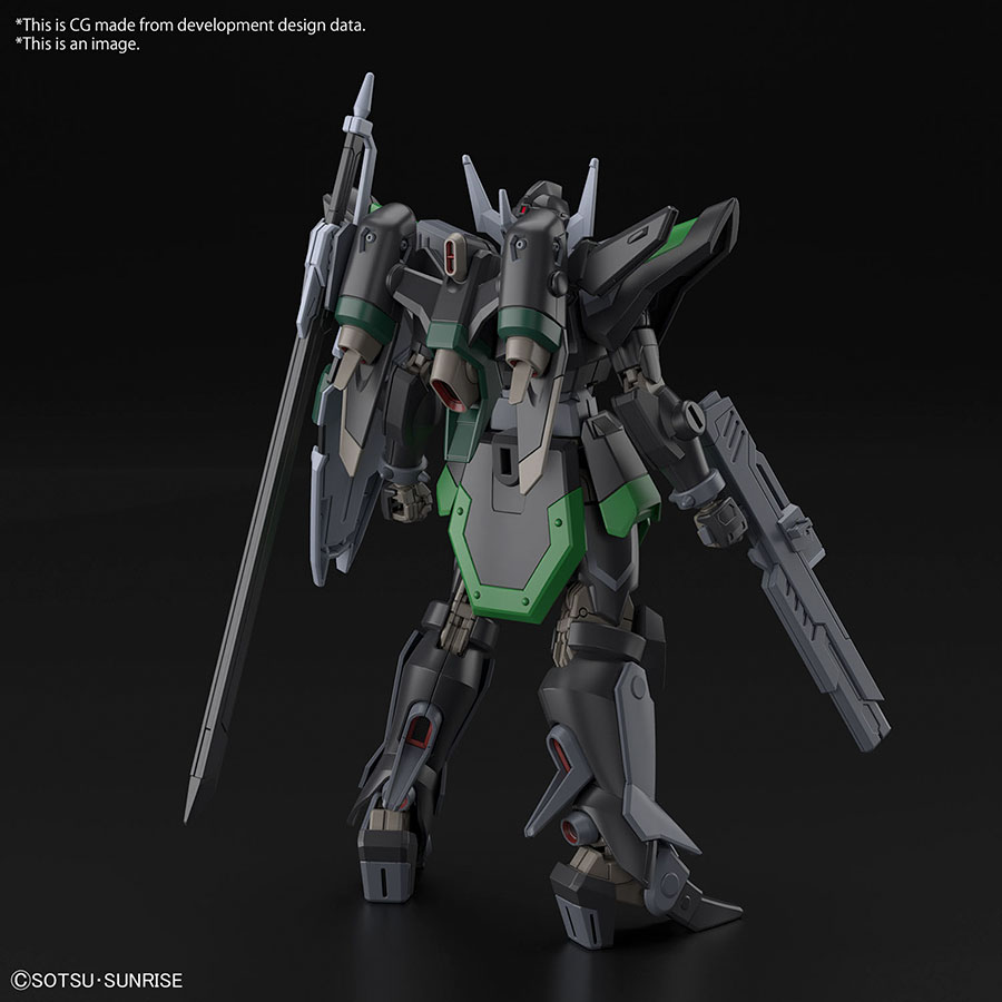 Gundam High Grade Universal Century 1/144 Kit #247 - Cosmic Era - Black Knight Squad Rud-ro.A (Griffin Arbalest Custom)