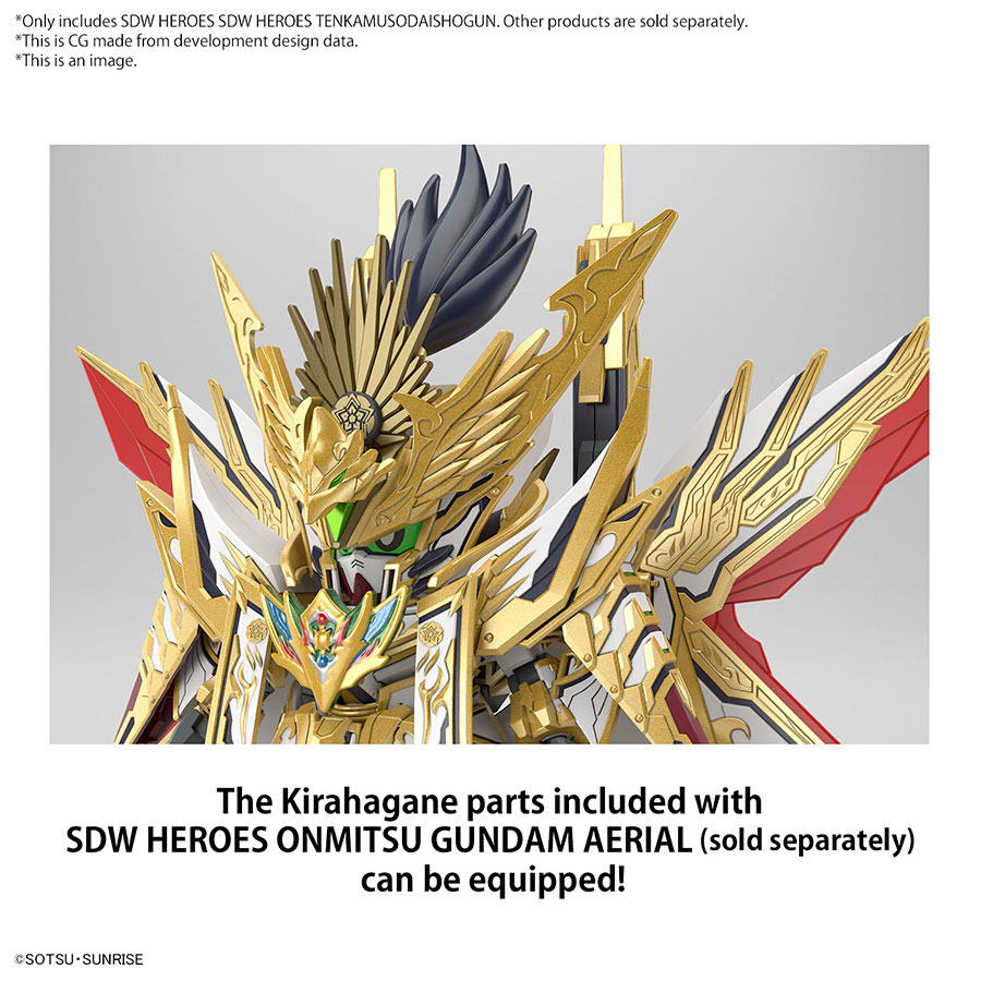 SD Gundam World Heroes Kit #37 SDW Heroes Tenkamusodaishogun