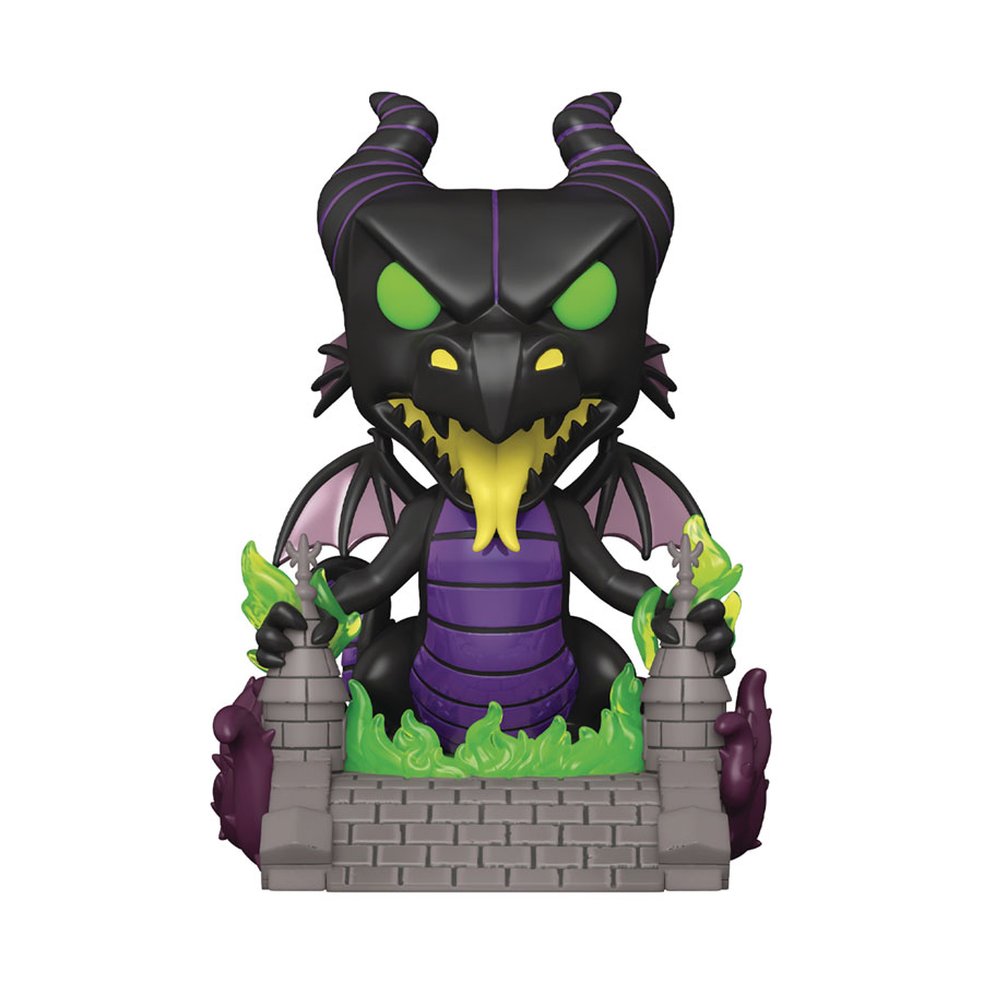 POP Deluxe Sleeping Beauty 65th Anniversary Maleficent On Bridge Vinyl Figure