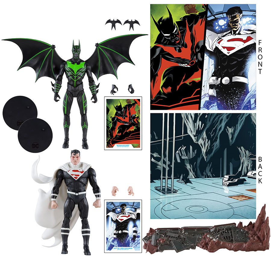 DC Collector Batman Beyond vs Justice Lord Superman 7-Inch 2-Pack Action Figure