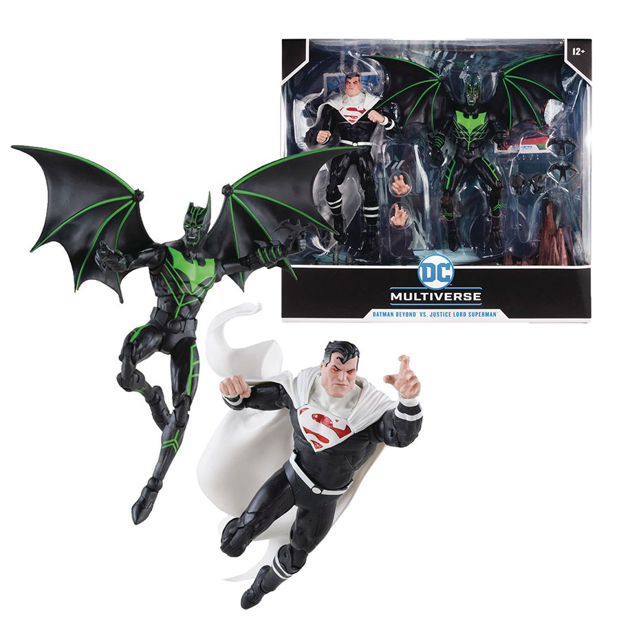 DC Collector Batman Beyond vs Justice Lord Superman 7-Inch 2-Pack Action Figure