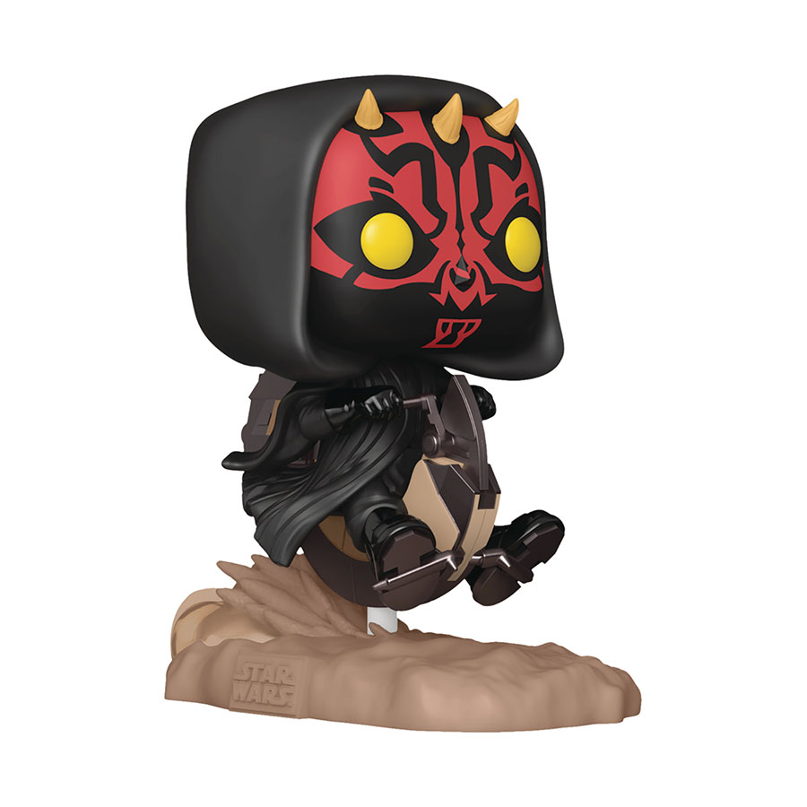 POP Rides Deluxe Star Wars Darth Maul On Bloodfin Vinyl Figure