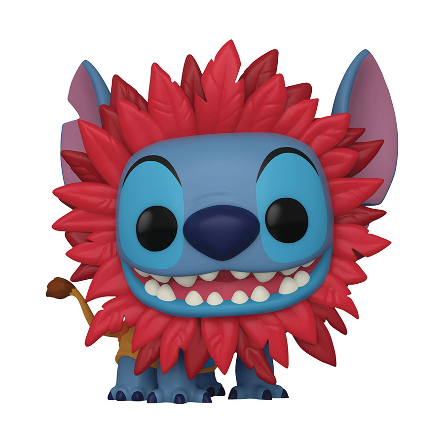 POP Disney Stitch In Costume Stitch As Simba Vinyl Figure