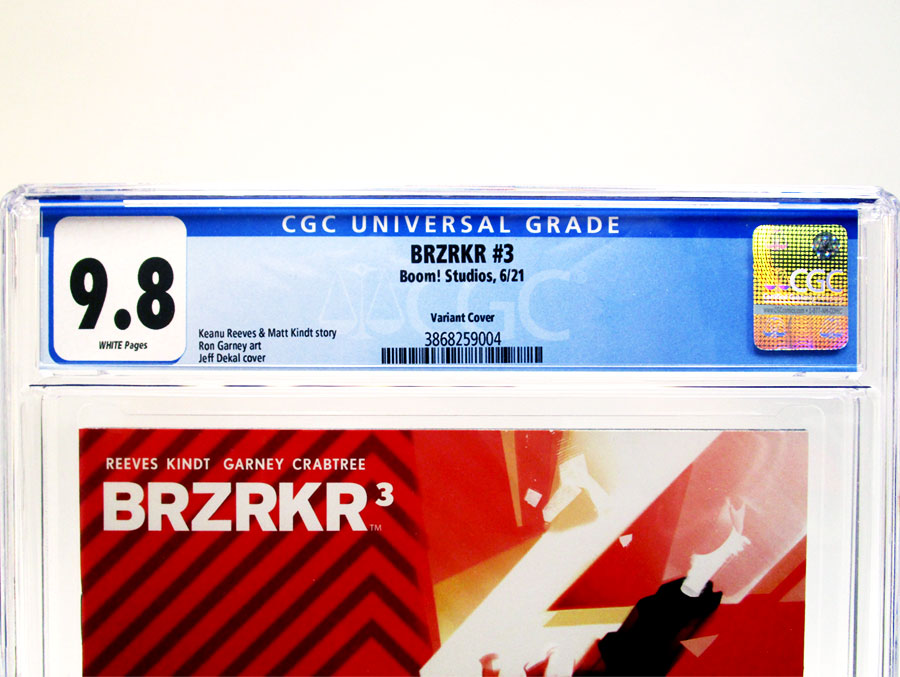 BRZRKR (Berzerker) #3 Cover K Variant Jeff Dekal Cover CGC 9.8