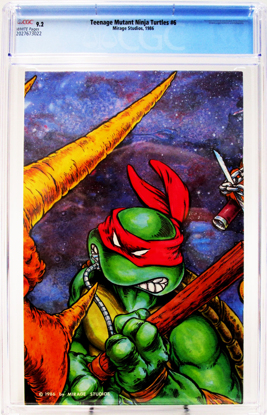 Teenage Mutant Ninja Turtles #6 Cover C 1st Ptg CGC 9.2