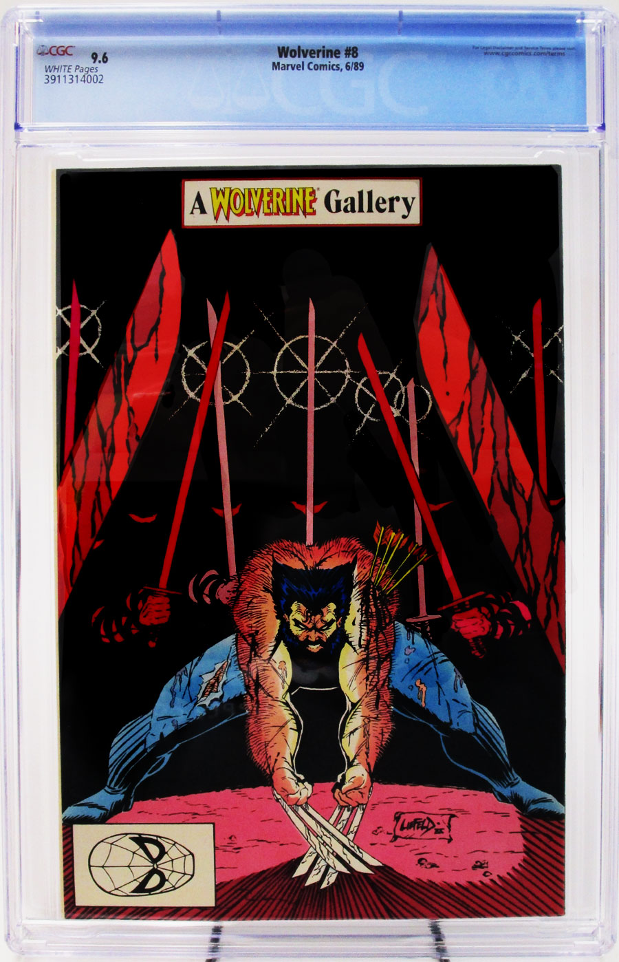 Wolverine Vol 2 #8 Cover D Regular Edition CGC 9.6