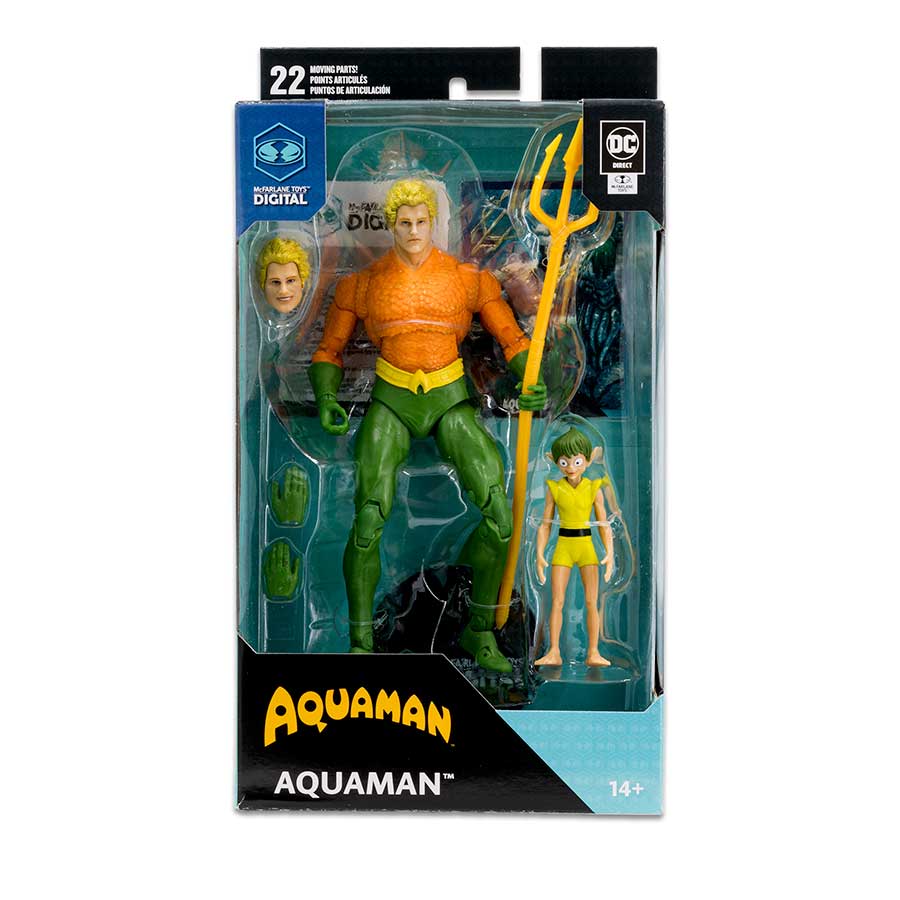DC Multiverse Digital 7-Inch Action Figure Wave 1 - Classic Aquaman