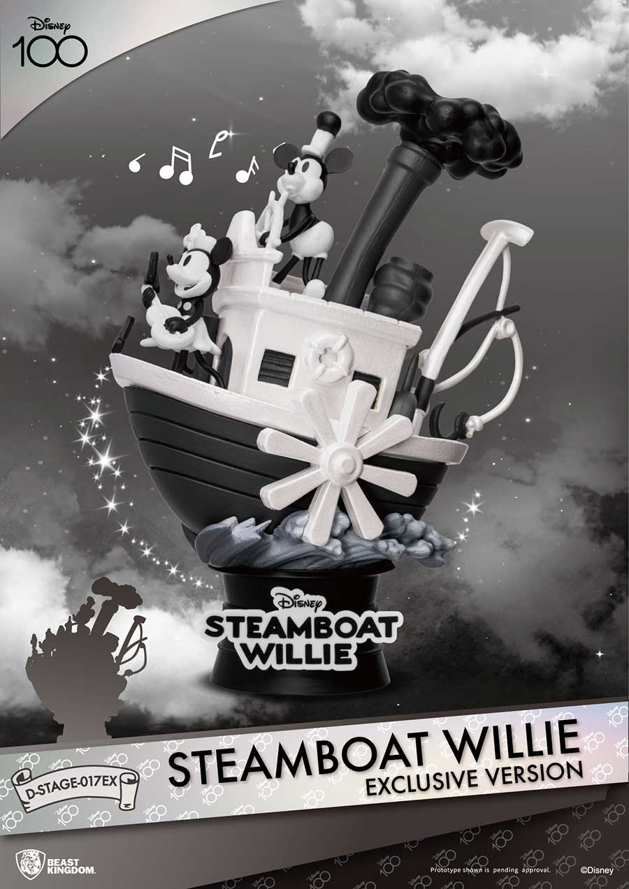Steamboat Willie DS-017EX D-Stage Series 6-Inch Statue Exclusive Version