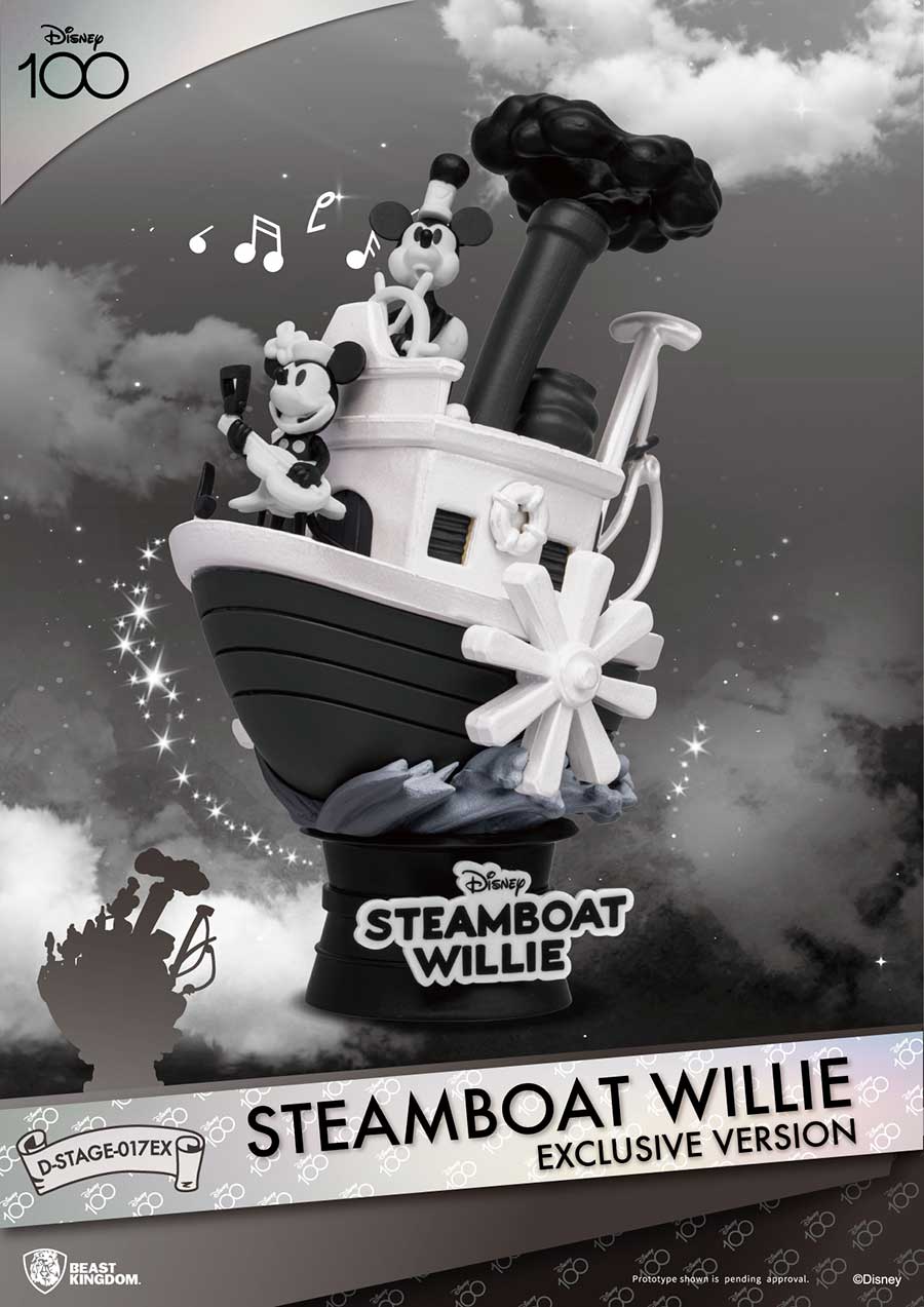 Steamboat Willie DS-017EX D-Stage Series 6-Inch Statue Exclusive Version