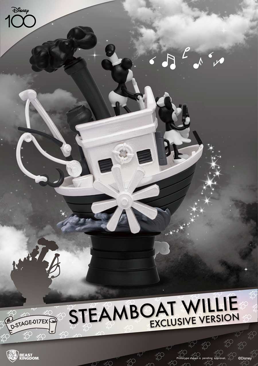 Steamboat Willie DS-017EX D-Stage Series 6-Inch Statue Exclusive Version