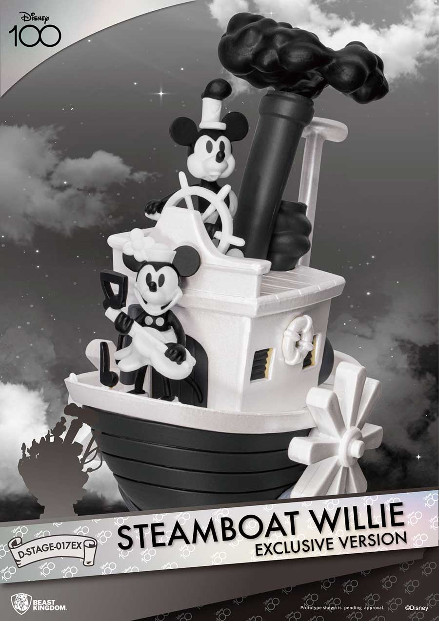 Steamboat Willie DS-017EX D-Stage Series 6-Inch Statue Exclusive Version