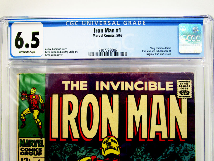 Iron Man #1 Cover F CGC 6.5