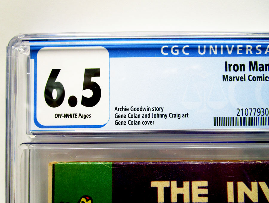 Iron Man #1 Cover F CGC 6.5