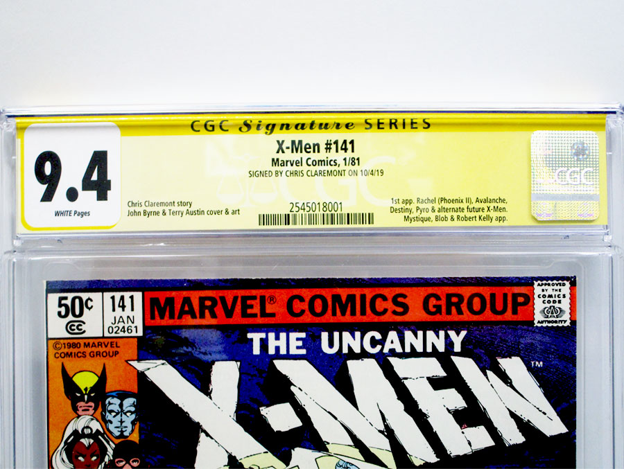 X-Men Vol 1 #141 Cover I CGC Signature Series 9.4 Signed By Chris Claremont