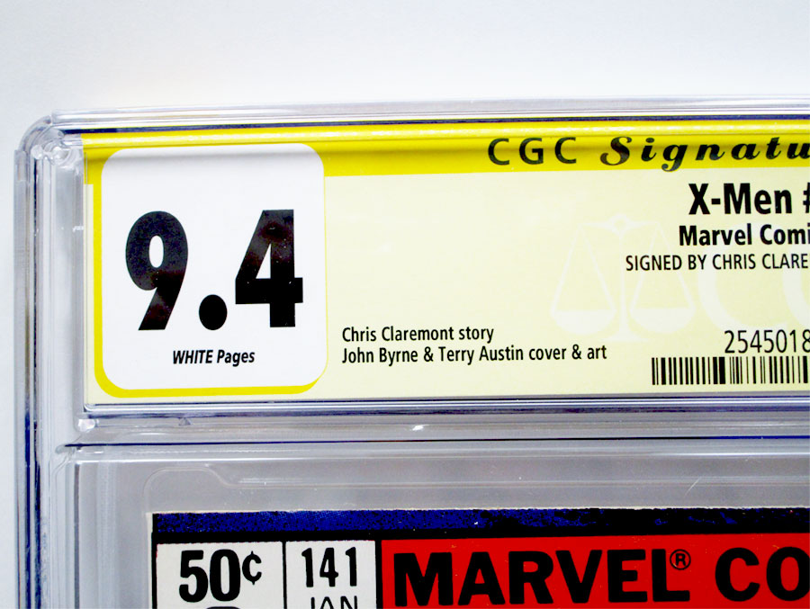 X-Men Vol 1 #141 Cover I CGC Signature Series 9.4 Signed By Chris Claremont