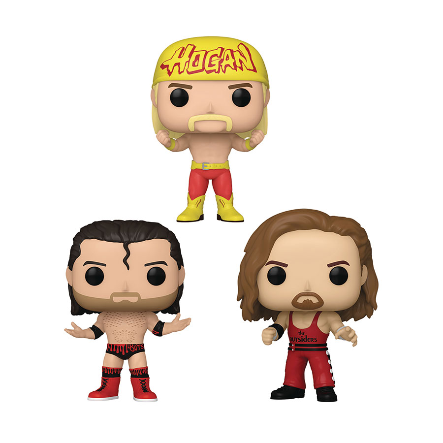 POP WWE Hogan & The Outsiders 3-Pack Vinyl Figure