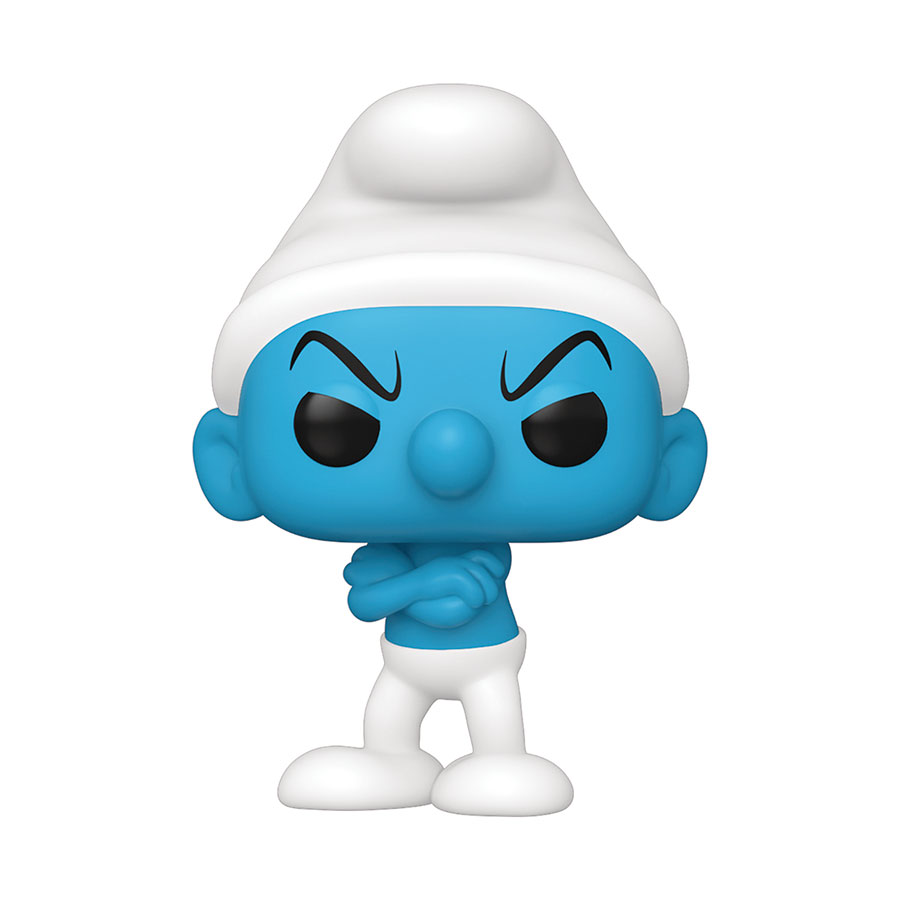 POP Television Smurfs Grouchy Smurf Vinyl Figure