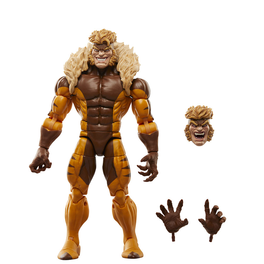 Marvel Legends Wolverine 50th Anniversary Wolverine vs Sabretooth 2-Pack 6-Inch Action Figure