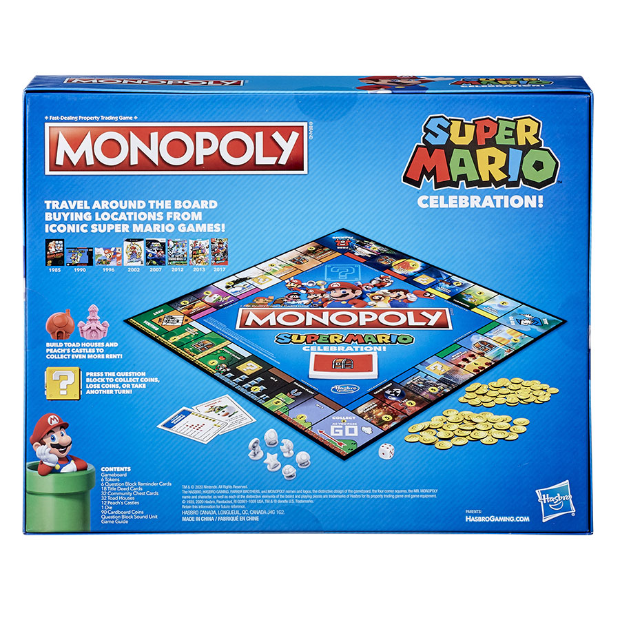 Monopoly Super Mario Celebration Board Game
