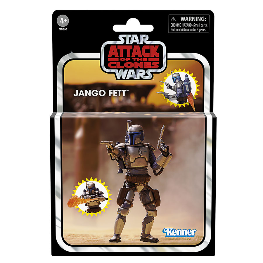 Star Wars Vintage Collection Attack Of The Clones Jango Fett 3.75-Inch Deluxe Action Figure