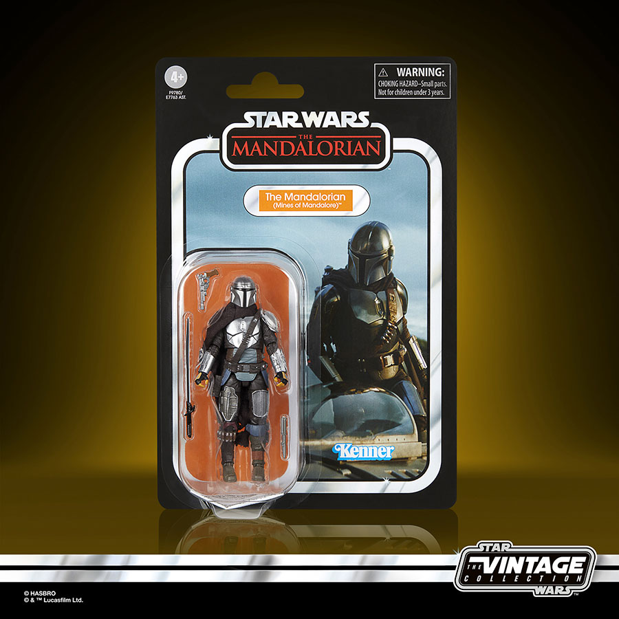 Star Wars Vintage Collection The Mandalorian Mines Of Mandalore Mandalorian 3.75-Inch Action Figure