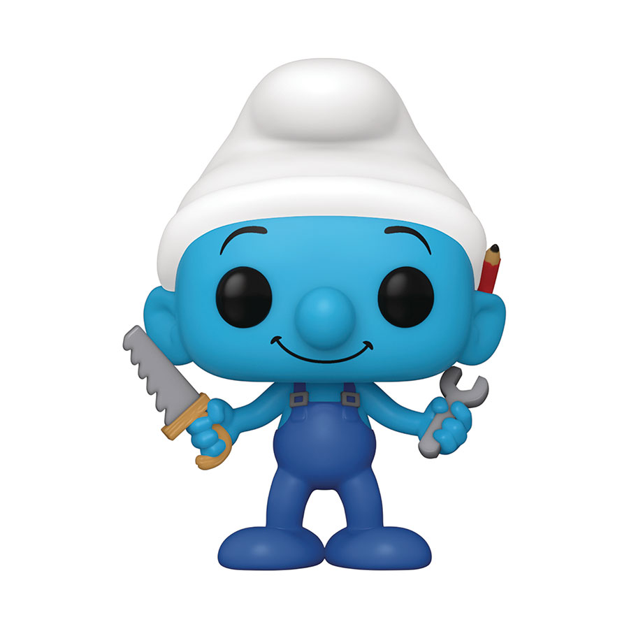 POP Television Smurfs Handy Smurf Vinyl Figure