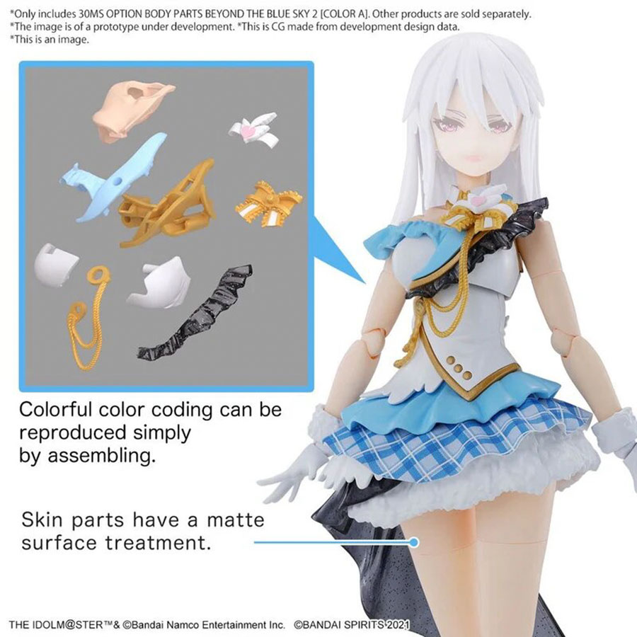 30 Minutes Sisters The Idolm@sters Shinycolors Kit - Option Body Parts Beyond The Blue Sky 2 (Color A)