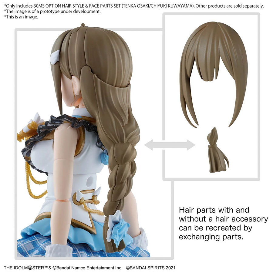30 Minutes Sisters The Idolm@sters Shinycolors Kit - Option Hair Style & Face Parts Set (Tenka Osaki / Chiyuki Kuwayama)