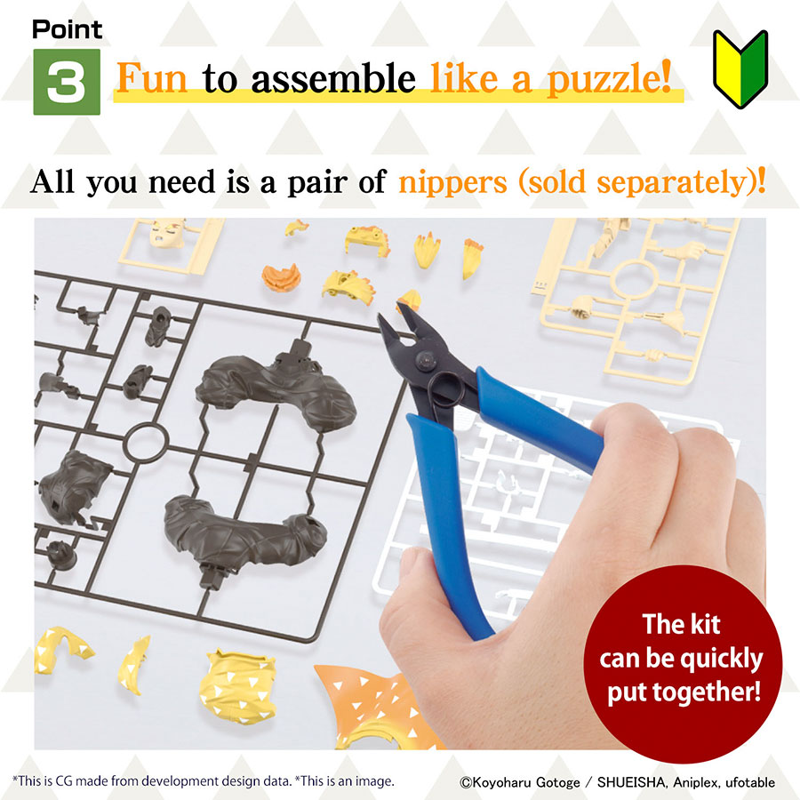 Demon Slayer Kimetsu No Yaiba Model Kit - Agatsuma Zenitsu